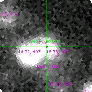V-008043 in filter R on MJD  59161.140