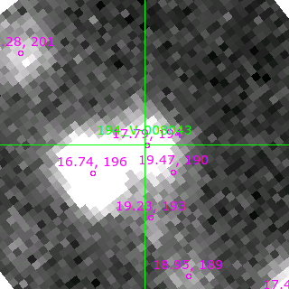 V-008043 in filter V on MJD  58750.200
