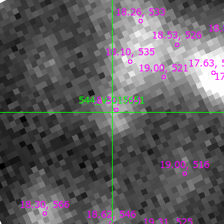 V-015651 in filter B on MJD  60262.170