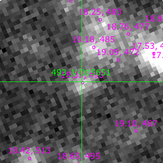 V-015651 in filter B on MJD  60533.400