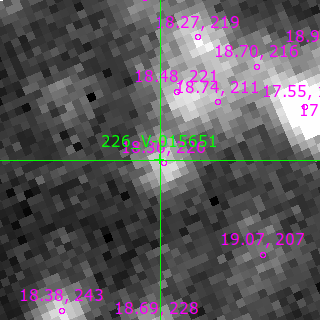 V-015651 in filter B on MJD  60556.290