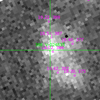 V-024835 in filter B on MJD  60205.170