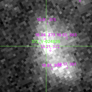 V-024835 in filter B on MJD  60262.160