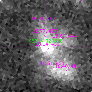 V-024835 in filter V on MJD  60533.380