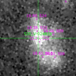 V-024835 in filter V on MJD  60651.180