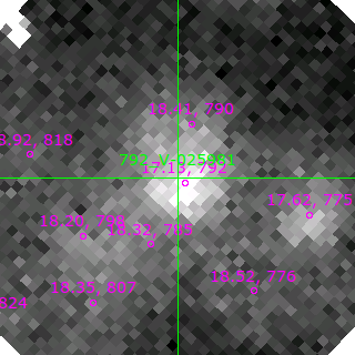 V-025981 in filter R on MJD  58433.020