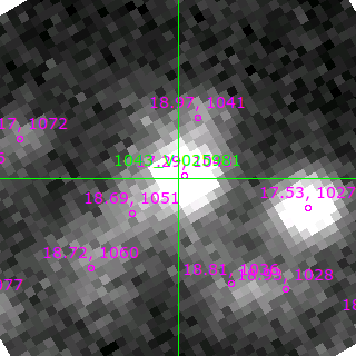 V-025981 in filter V on MJD  59171.150