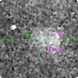 V-031584 in filter B on MJD  59879.150