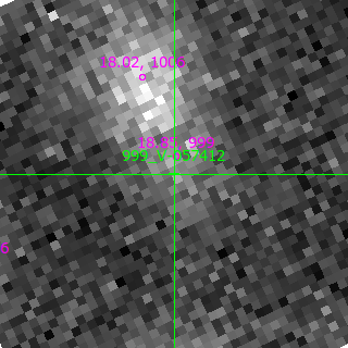 V-057412 in filter B on MJD  59854.230