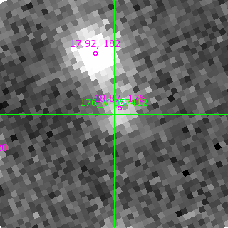 V-057412 in filter B on MJD  60290.170