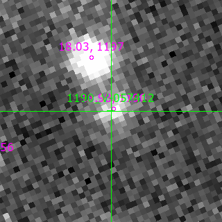 V-057412 in filter B on MJD  60556.260