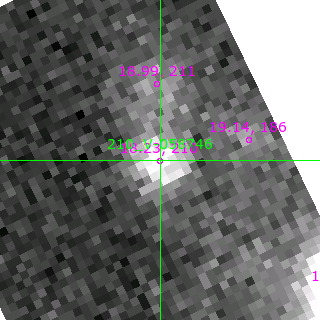 V-058746 in filter B on MJD  59904.110