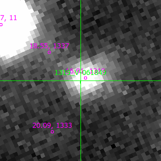 V-061849 in filter B on MJD  60205.160