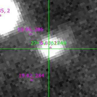 V-061849 in filter B on MJD  60651.160