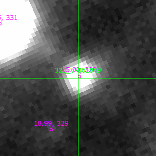 V-061849 in filter R on MJD  60292.190