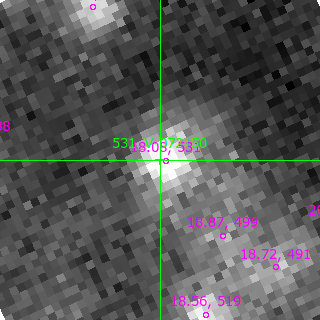 V-072150 in filter B on MJD  60172.380