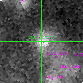 V-072150 in filter B on MJD  60290.150
