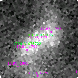 V-073136 in filter B on MJD  59879.150