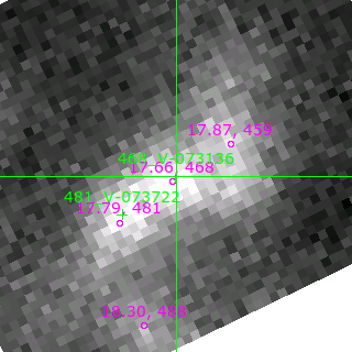 V-073136 in filter B on MJD  59904.140