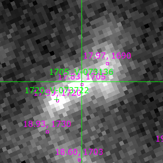V-073136 in filter B on MJD  60556.280