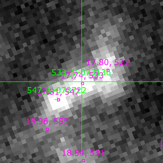 V-073136 in filter B on MJD  60651.180