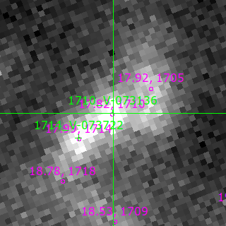 V-073136 in filter B on MJD  60651.180