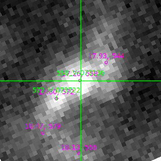 V-073136 in filter V on MJD  60290.190