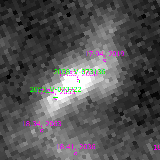 V-073136 in filter V on MJD  60292.210