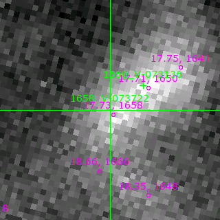 V-073722 in filter B on MJD  57310.160