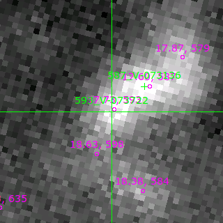 V-073722 in filter B on MJD  57328.190