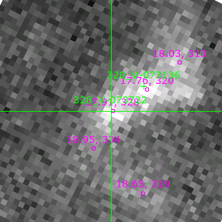 V-073722 in filter B on MJD  58108.140
