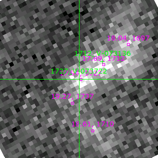 V-073722 in filter B on MJD  59415.380