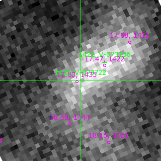 V-073722 in filter B on MJD  59854.210