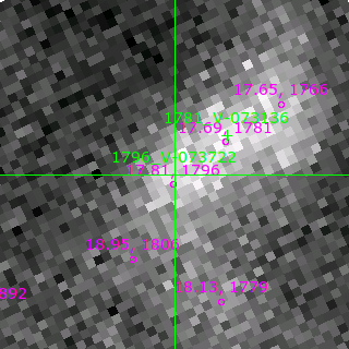 V-073722 in filter B on MJD  59879.150