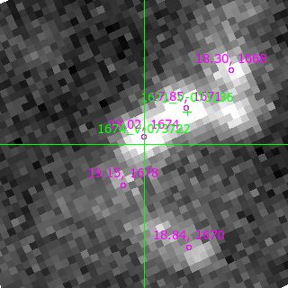 V-073722 in filter B on MJD  60172.390