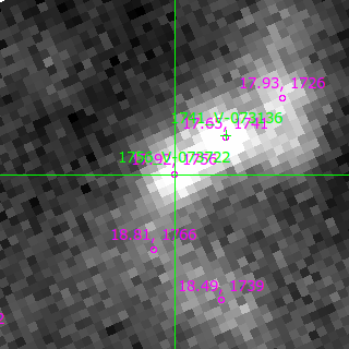 V-073722 in filter B on MJD  60290.190
