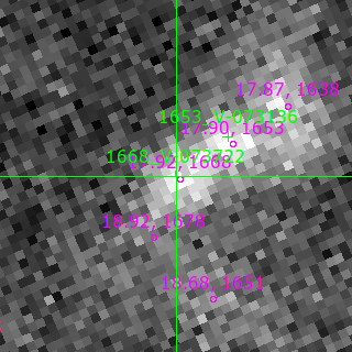 V-073722 in filter B on MJD  60506.350