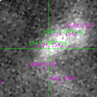 V-073722 in filter B on MJD  60562.270