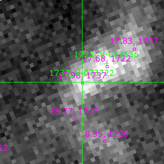 V-073722 in filter B on MJD  60612.160