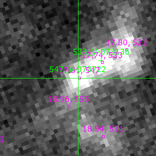 V-073722 in filter B on MJD  60651.180