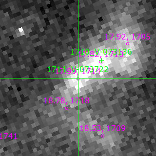 V-073722 in filter B on MJD  60651.180