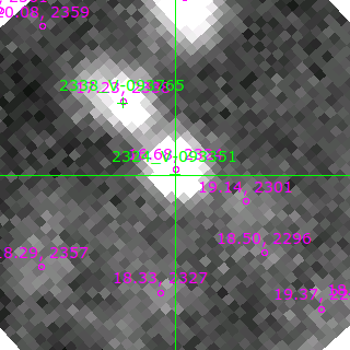 V-093351 in filter B on MJD  58673.380