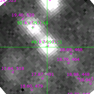 V-093351 in filter B on MJD  58695.360