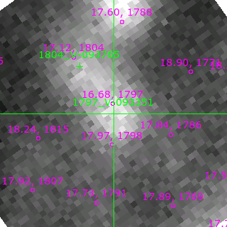 V-093351 in filter B on MJD  58779.180
