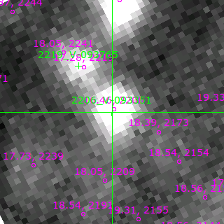V-093351 in filter B on MJD  59794.380