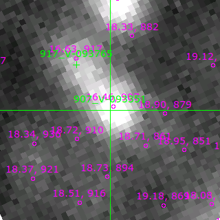 V-093351 in filter B on MJD  59854.230