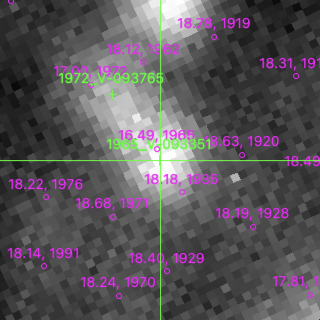 V-093351 in filter B on MJD  59854.230
