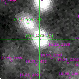 V-093351 in filter B on MJD  59903.220