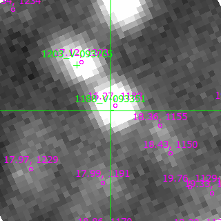 V-093351 in filter B on MJD  60172.380