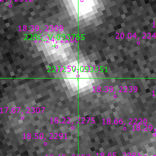 V-093351 in filter B on MJD  60506.360